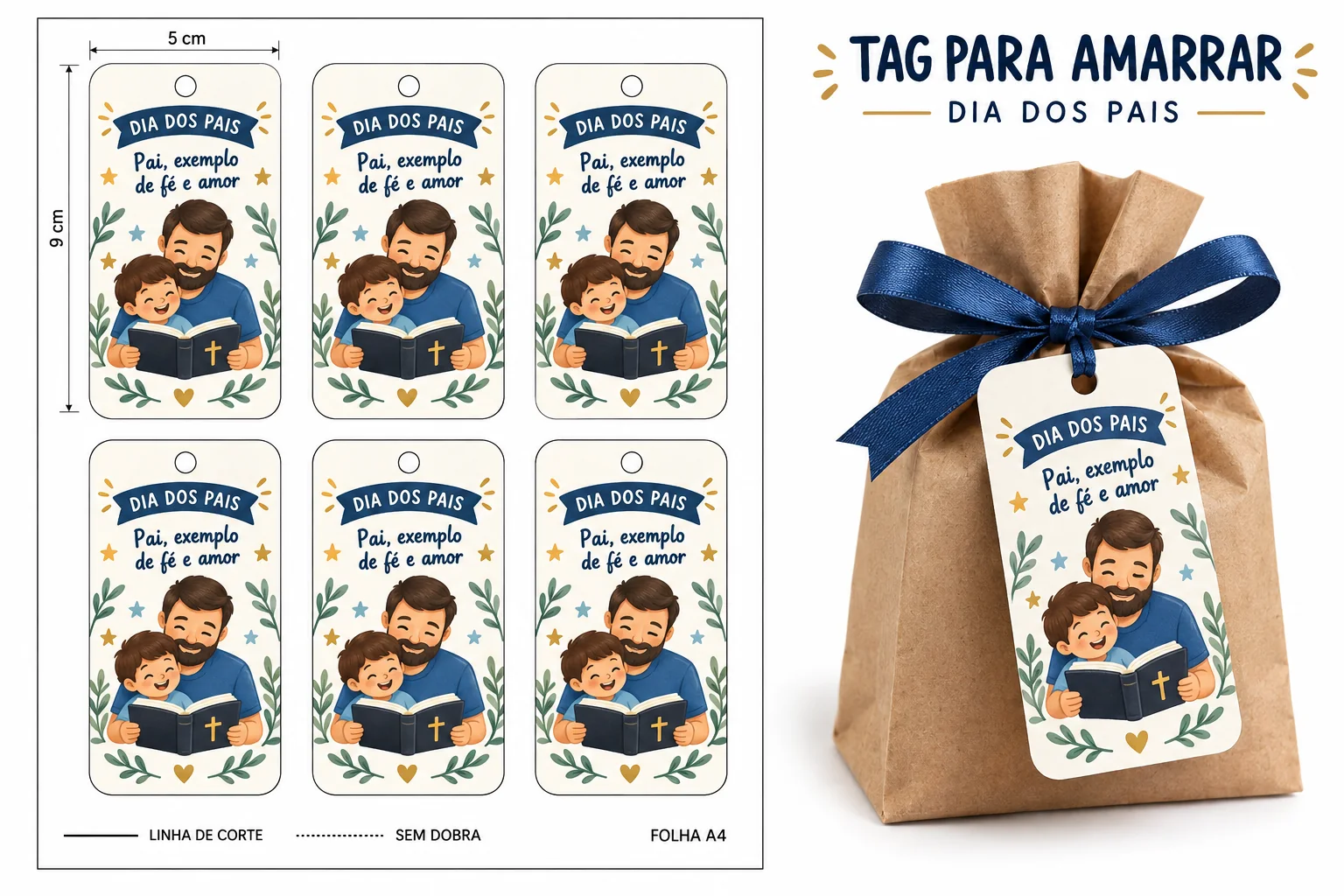 Tags cristãs para o Dia dos Pais